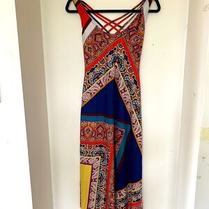 Resort wear! Colourful maxi dress